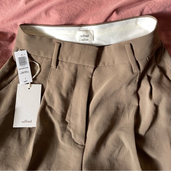 SOLD ARITZIA Effortless Pant in Pine Bark - Picture 3 of 7